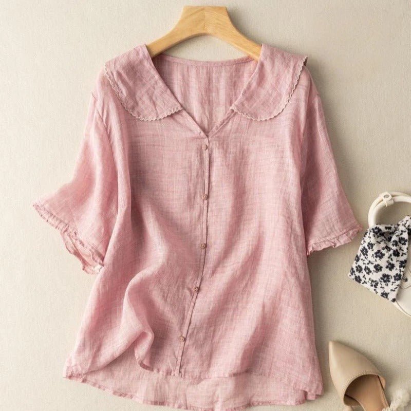 Adèle | Blusa aerea in lino