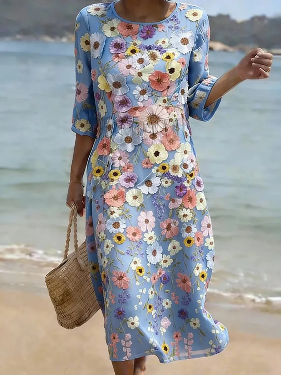 Opal™ | Everyday Comfort Dress With Floral Print