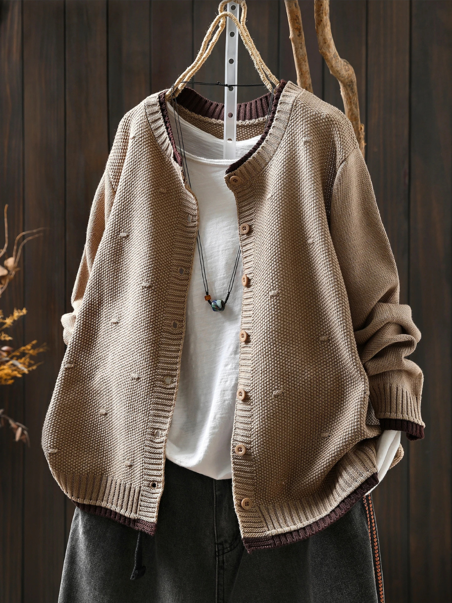 Isolde | Textured Cardigan