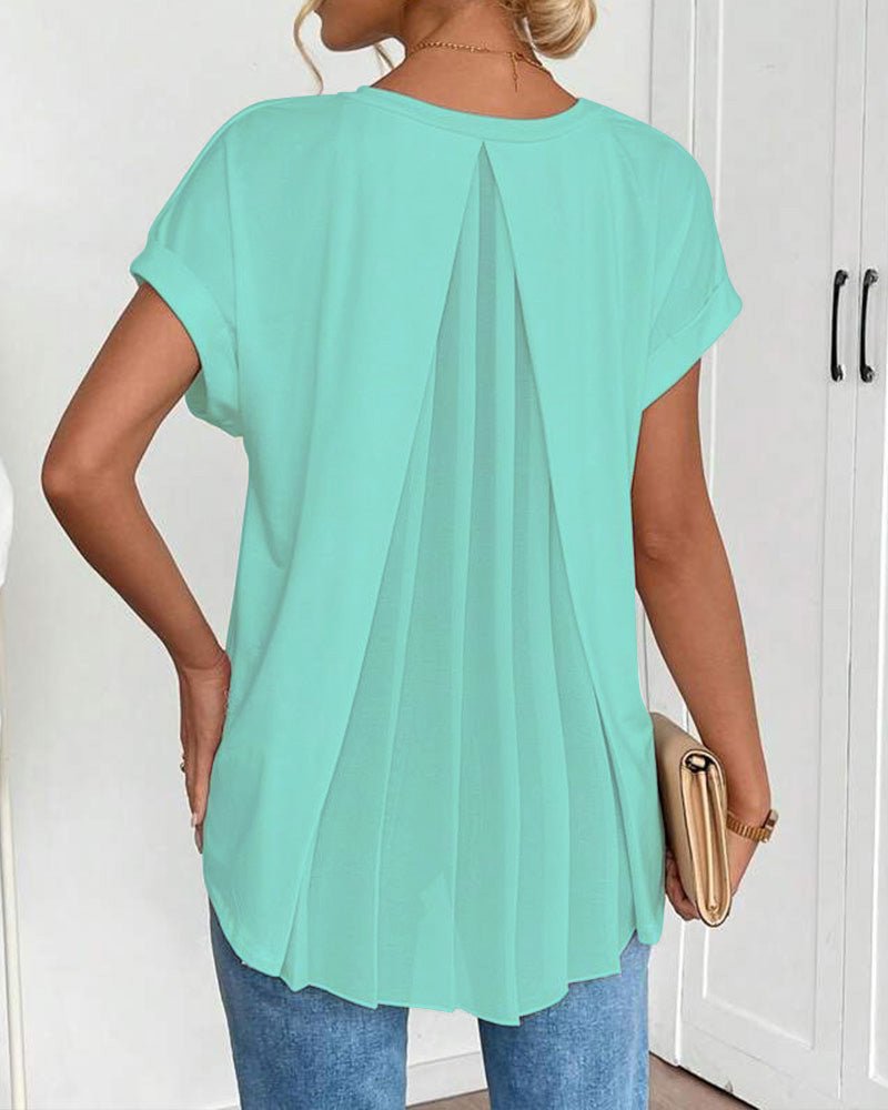Estella | T-shirt patchwork casual