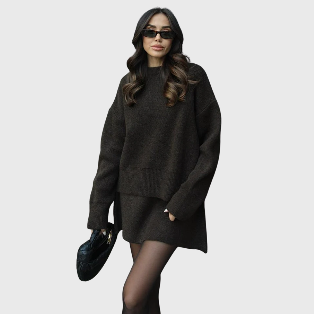 Cosy knitted set