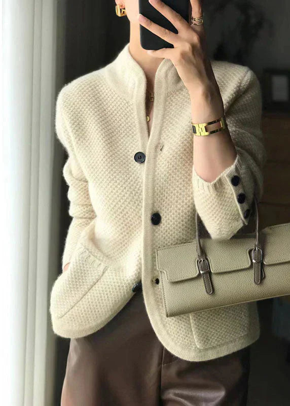 Claire – Cashmere blend cardigan with buttons