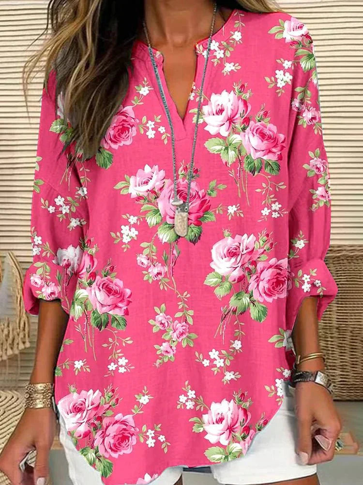 Lianne | Graceful Floral Blouse