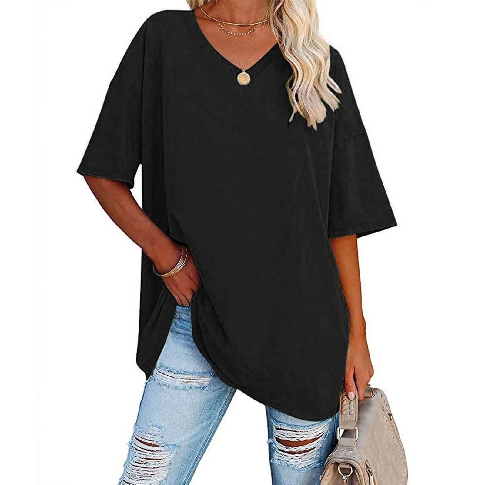 Gisele | T-shirt elegante in cotone