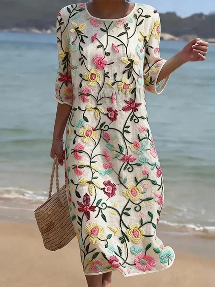 Fern™ | Everyday Comfort Dress With Floral Print