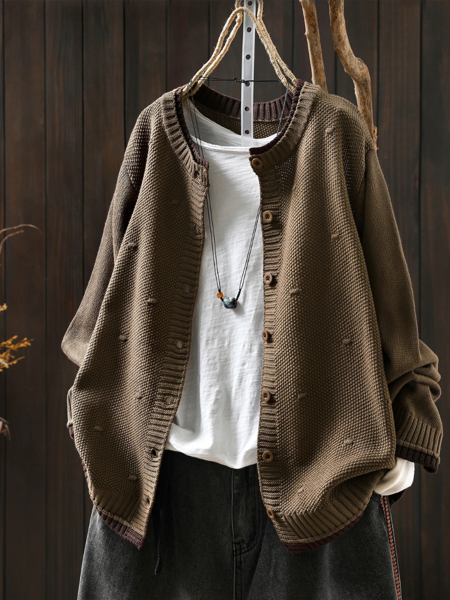 Isolde | Textured Cardigan