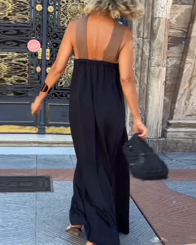 MILLEN™ - Cross Neck Elegance Dress