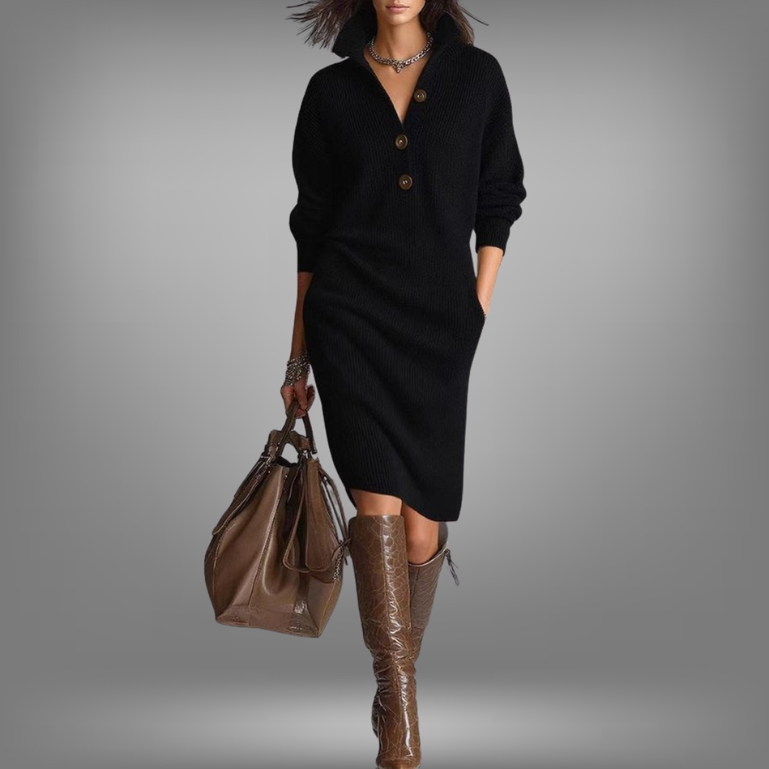 Jane - warm knit dress
