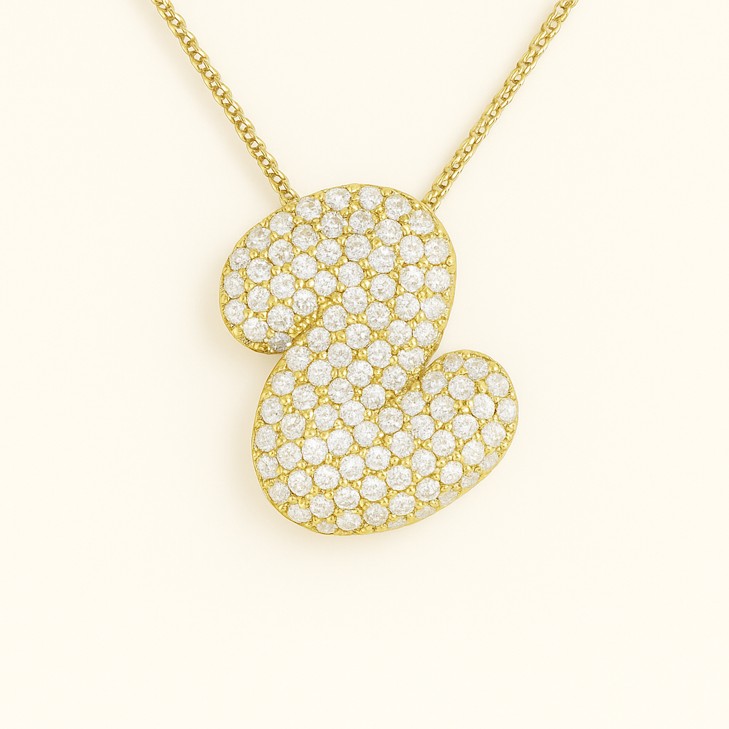 Golden Initial Necklace