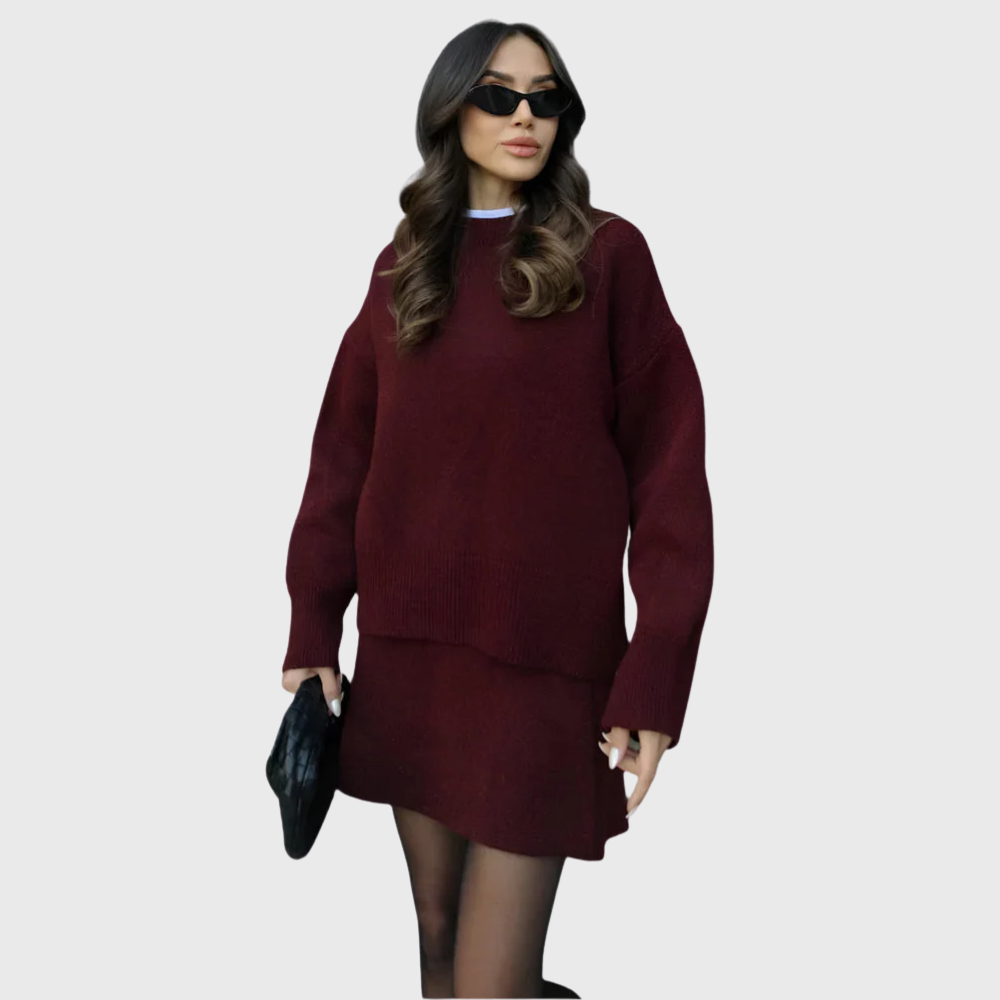 Cosy knitted set