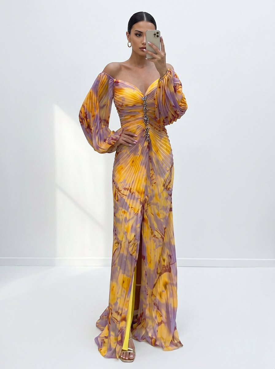 Amelia™ | Elegant Dress with V-Neck